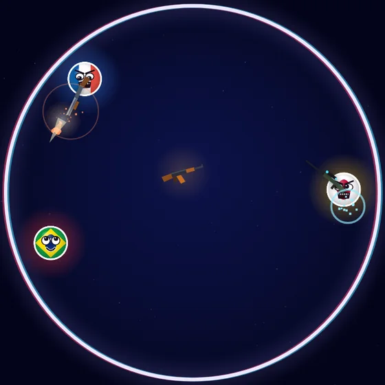 Circle arena, Space theme