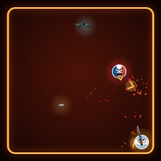 Square arena, Lava theme