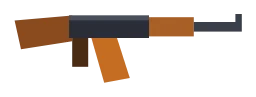 The AK-47 weapon in OrbRoyal